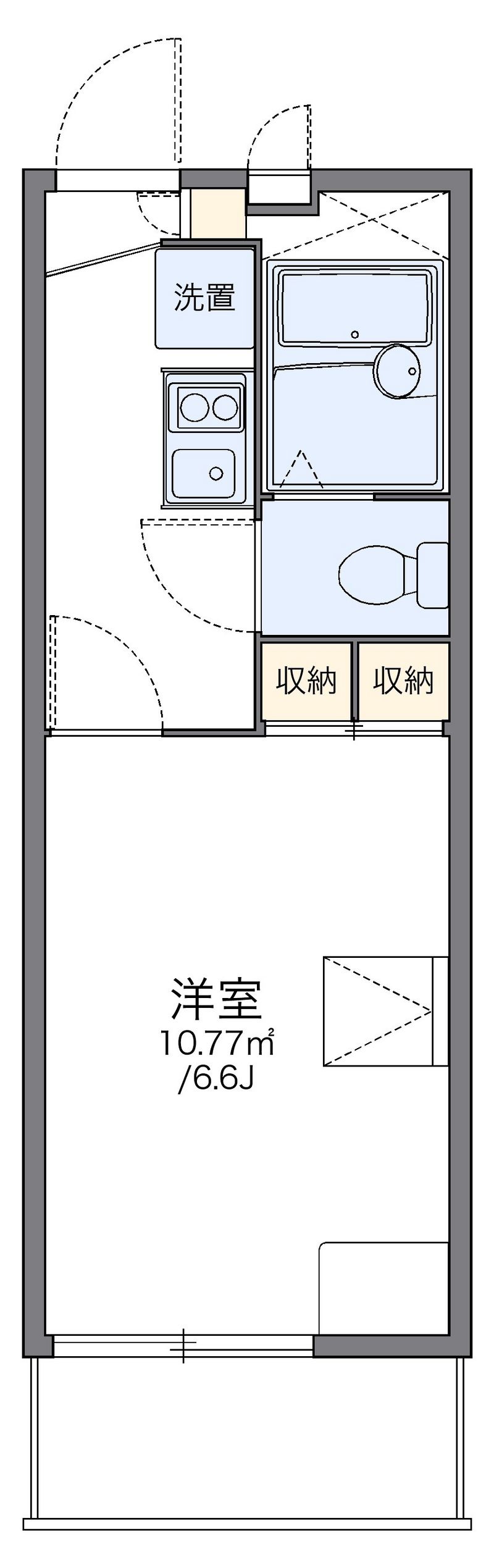 レオパレスジュノス芦屋 間取図