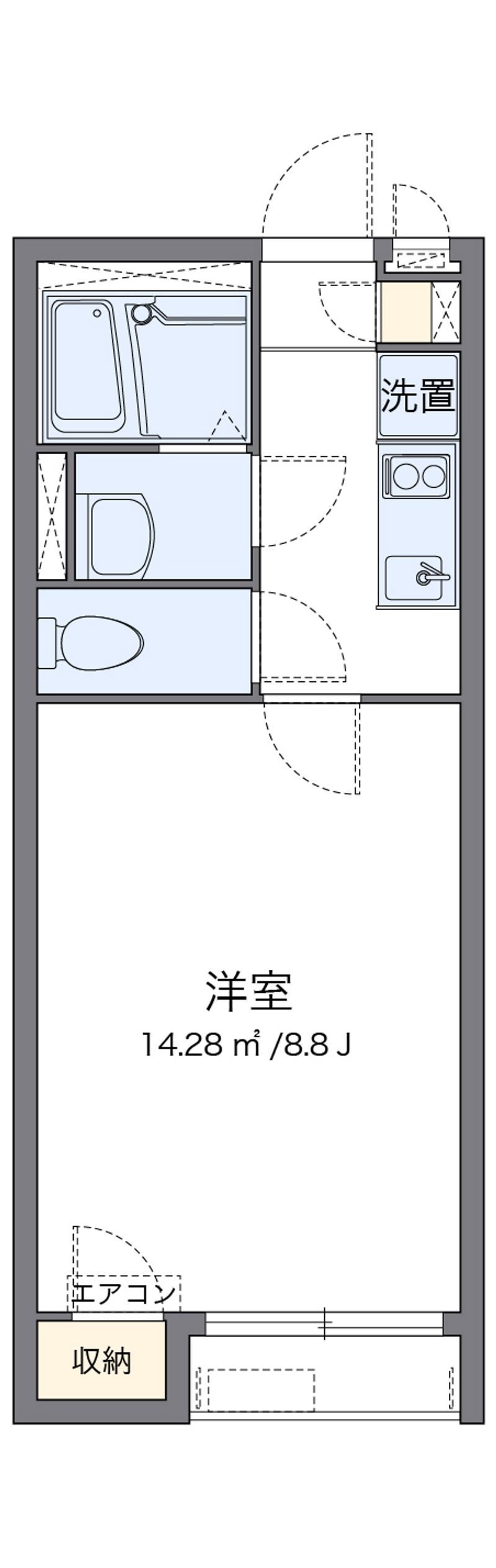 クレイノＮｅｘｔ　ＳｔａｇｅⅣ 間取図