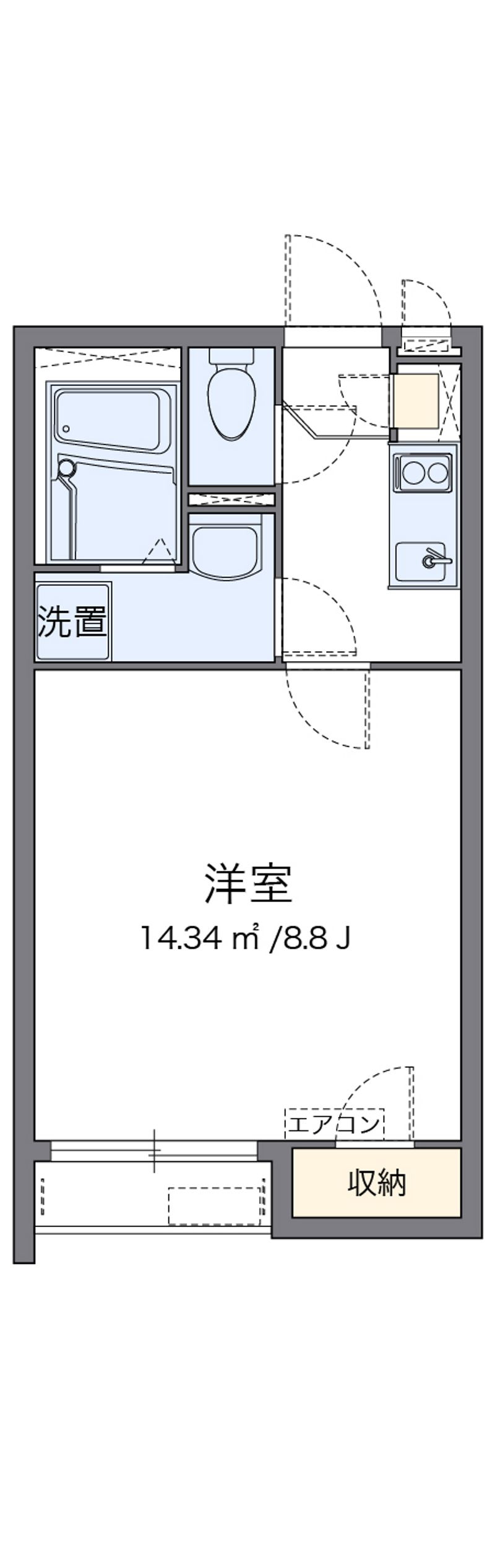 クレイノリリオ 間取図