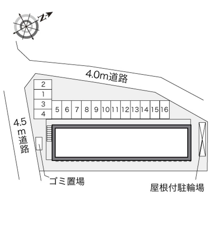 レオパレスプレシオＫ 配置図