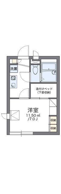 レオパレスＭｅｌｏｄｙ　Ⅰ 間取り図