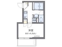 クレイノＫＯＭＯＨＡＮＡ 間取り図