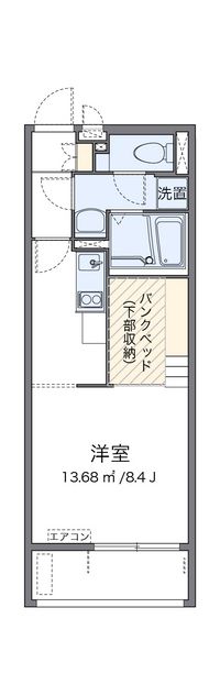 ミランダ二反田 間取り図