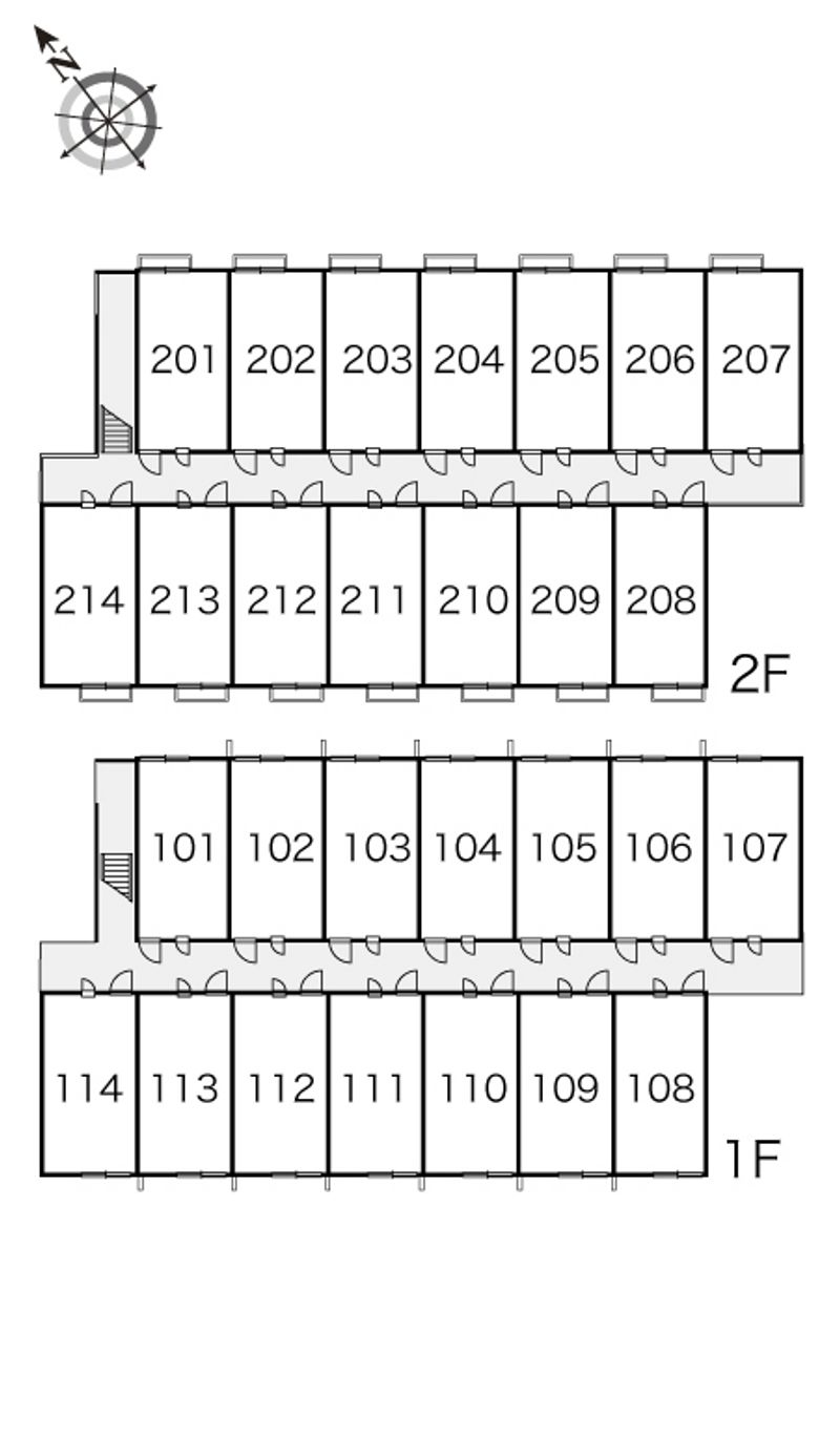 レオパレスＲｅｓｉｄｅｎｃｅⅡ 間取配置図
