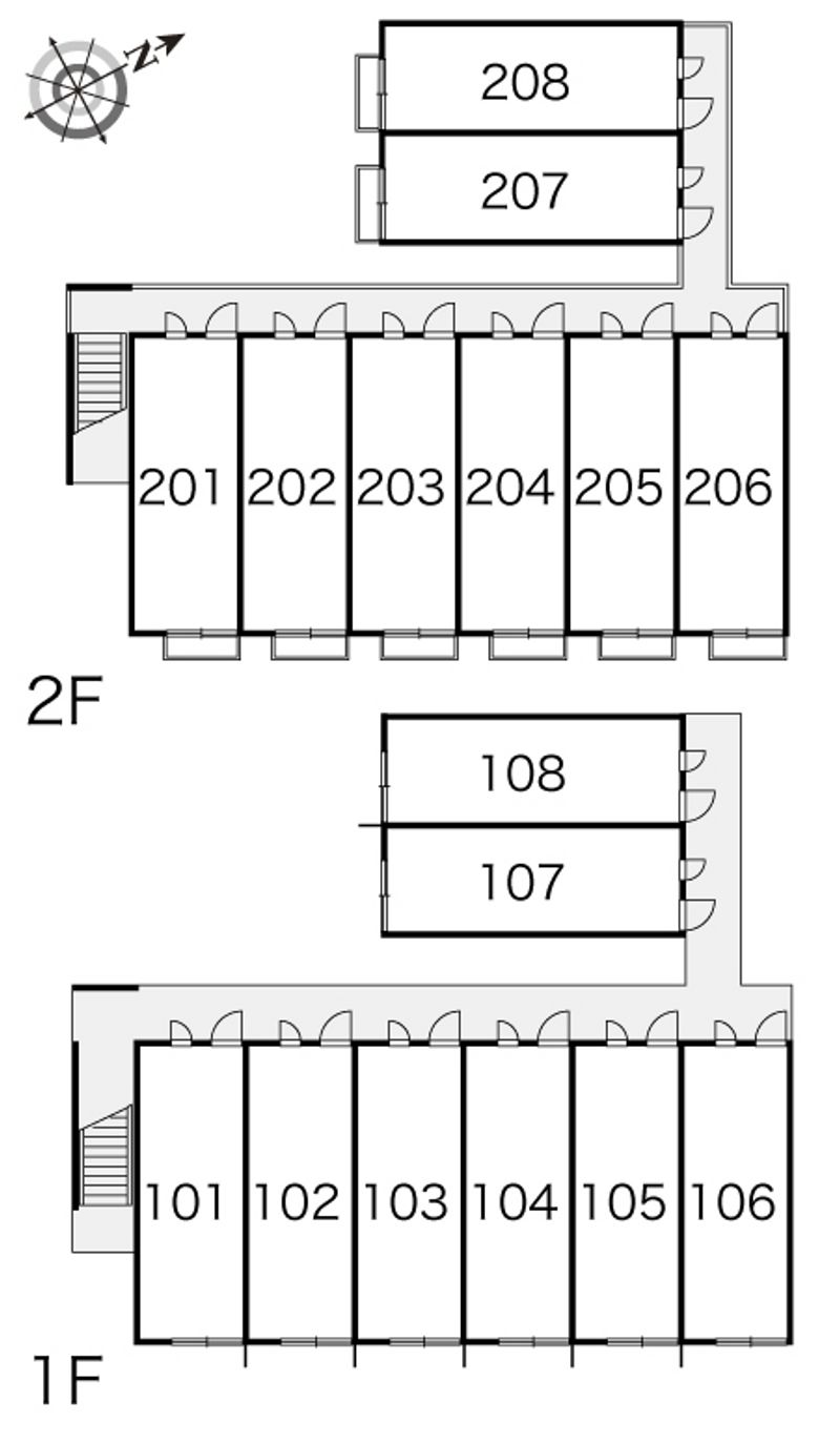 レオパレスＴ＆Ｓ 間取配置図
