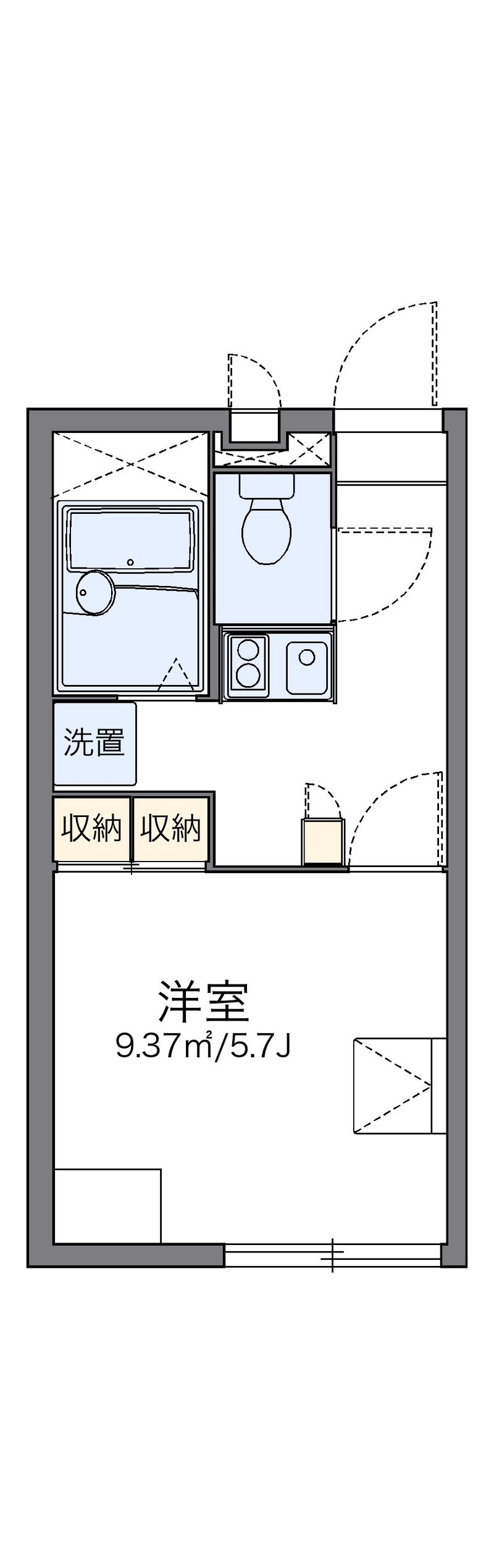 レオパレスＺＥＲＯ 間取図