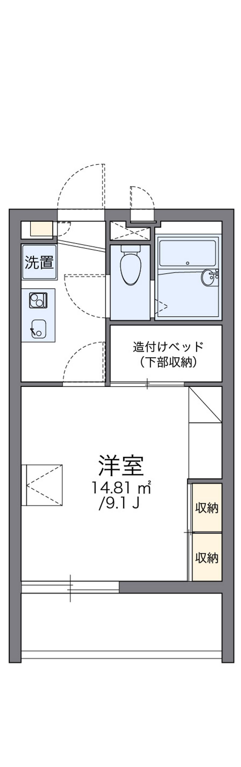 レオパレスソワ　メゾンⅢ 間取図