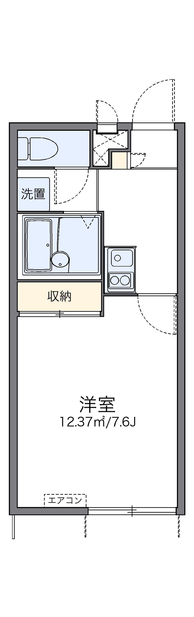 レオパレスＹＹグレース西脇 間取図