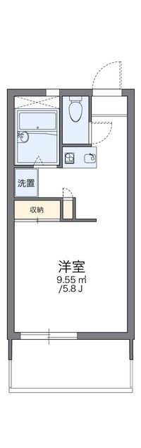 レオパレスＴＳＵＫＩＪＩ 間取り図