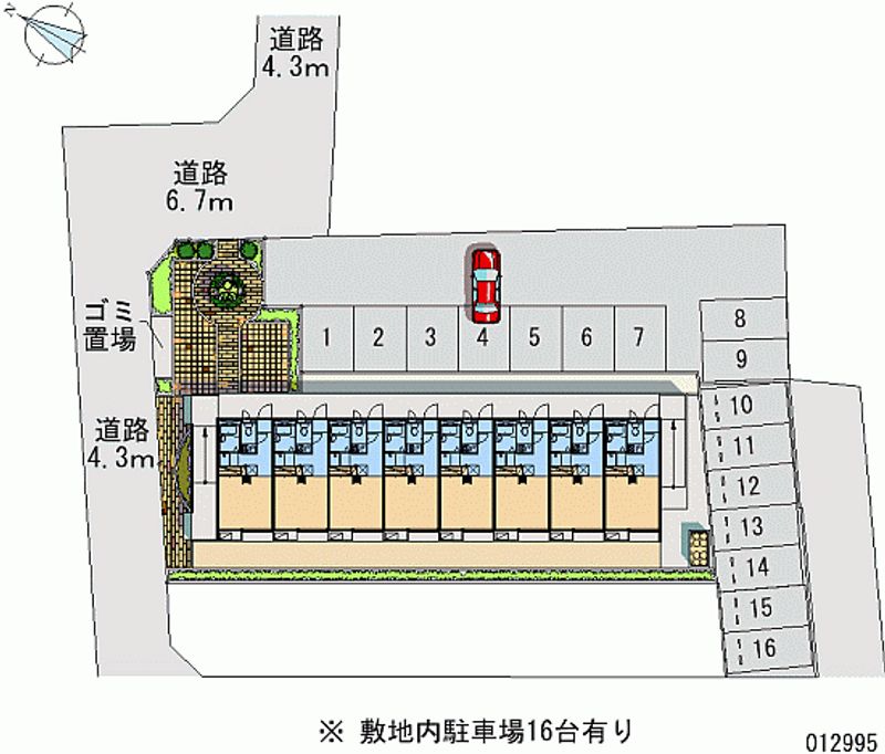 レオパレスｄｅＭｏｒｒｉｎｏ 月極駐車場