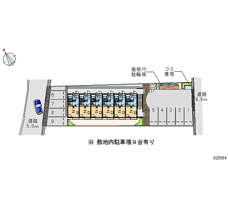 28684月租停车场