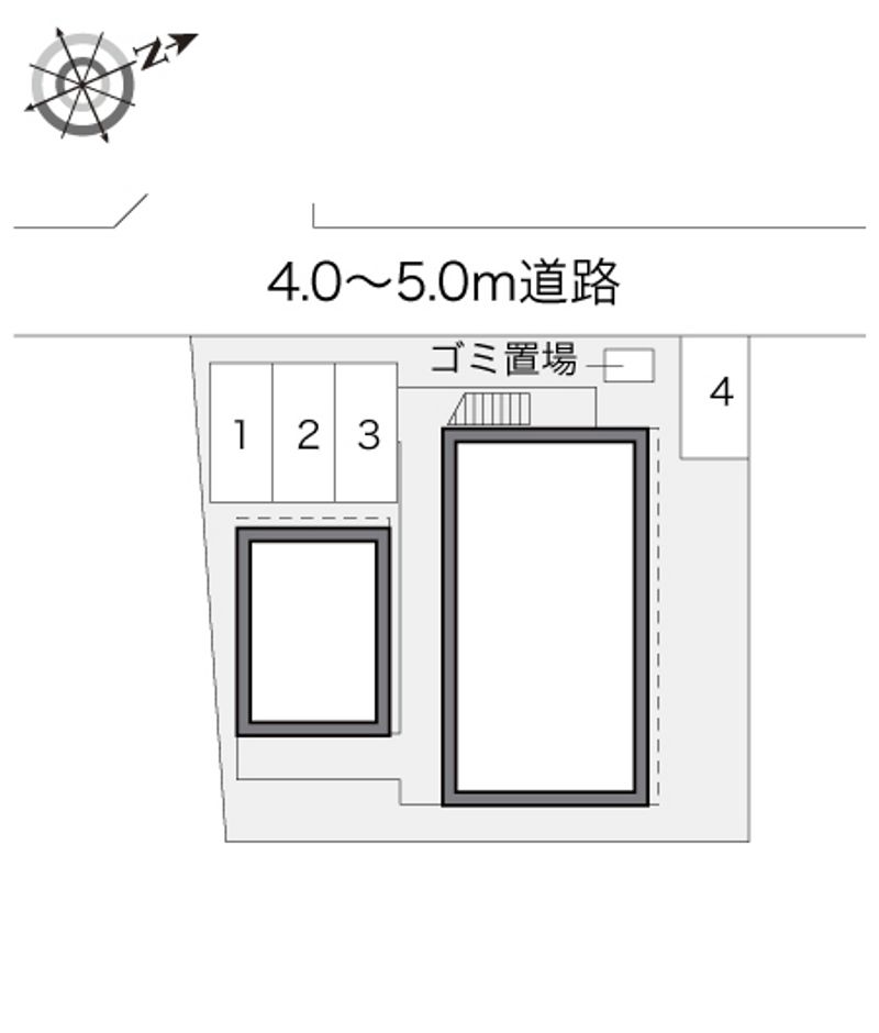 レオパレス寿庵 配置図