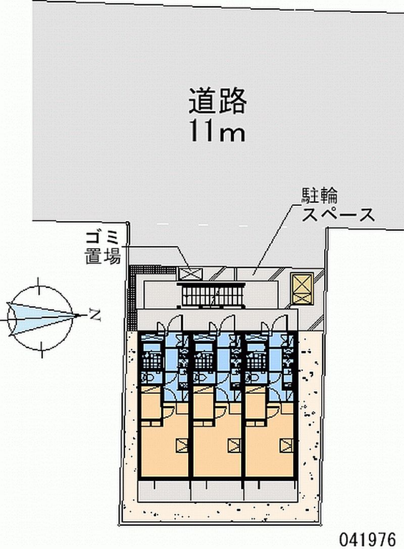 レオパレスクレールコート 区画図