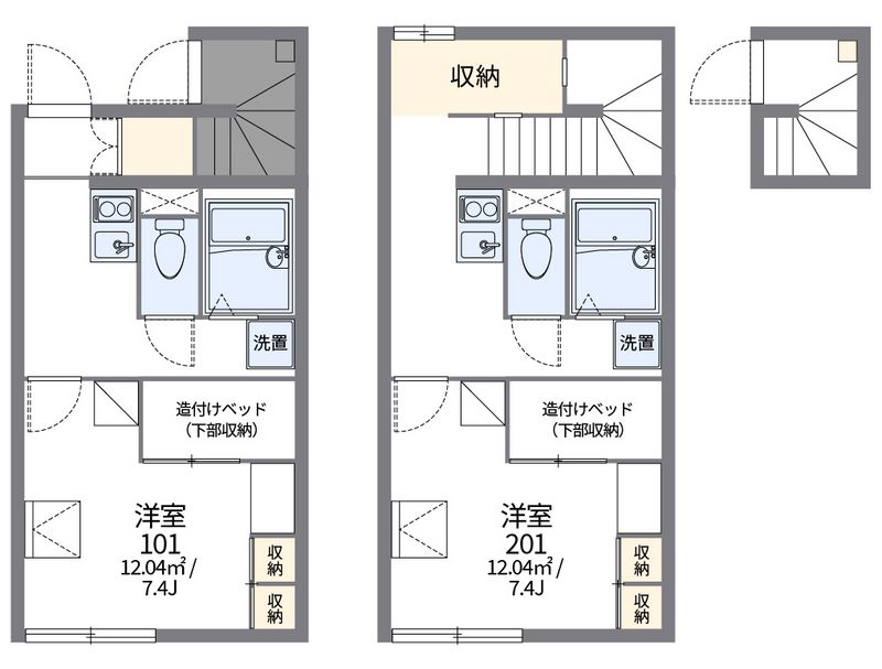 レオパレスエスピナカⅡ 間取図