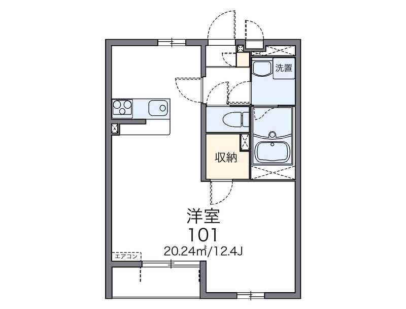 レオネクストホワイトクローバー 間取図