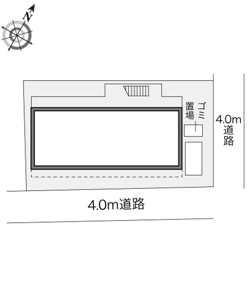 レオパレスワカバコーポ 配置図