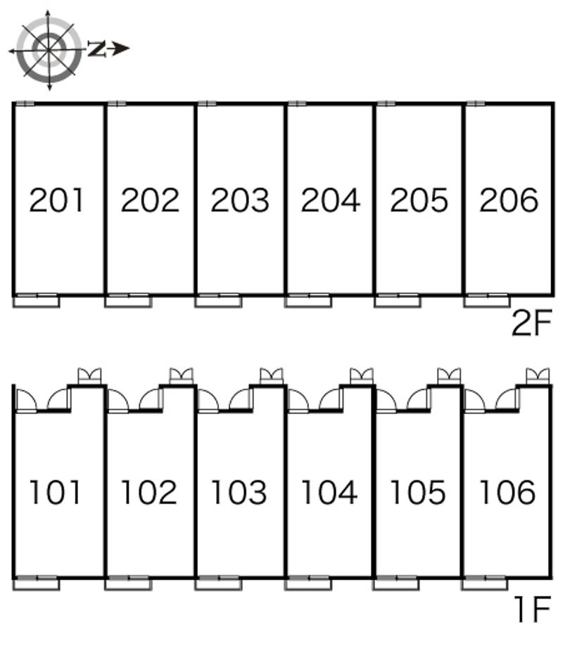 レオパレス昴 間取り配置図