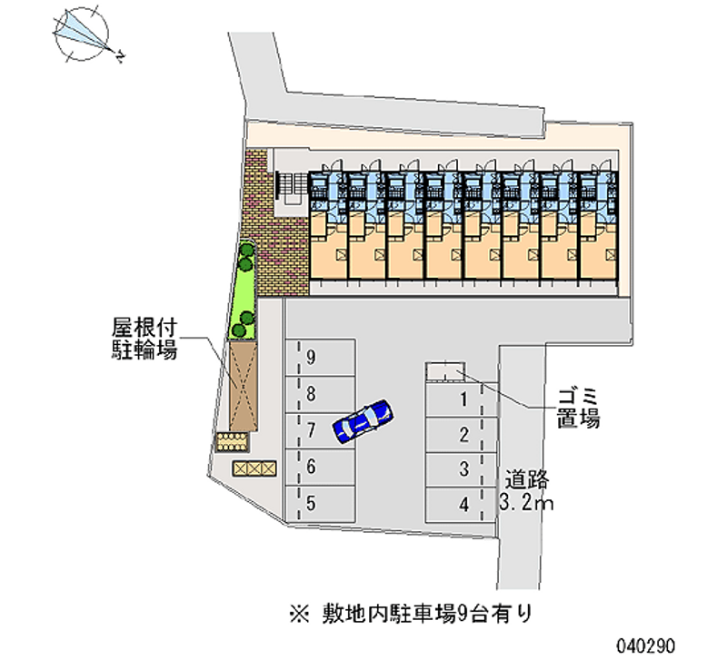 レオパレス博多駅東　小野田ビル 月極駐車場