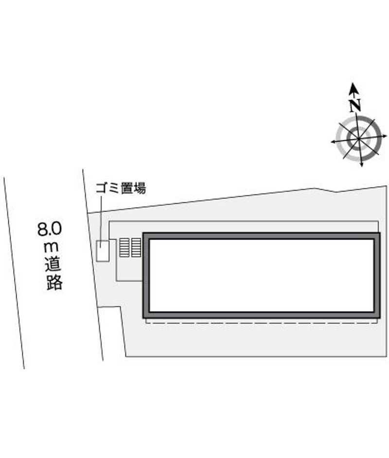 レオパレスＬａ　Ｖｉｔａ　Ｋ４ 配置図