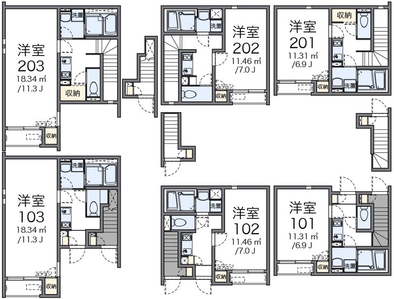 クレイノＭａｙ 間取図