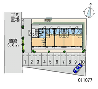 11077 Monthly parking lot