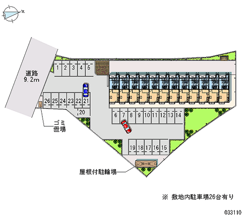 33110 Monthly parking lot