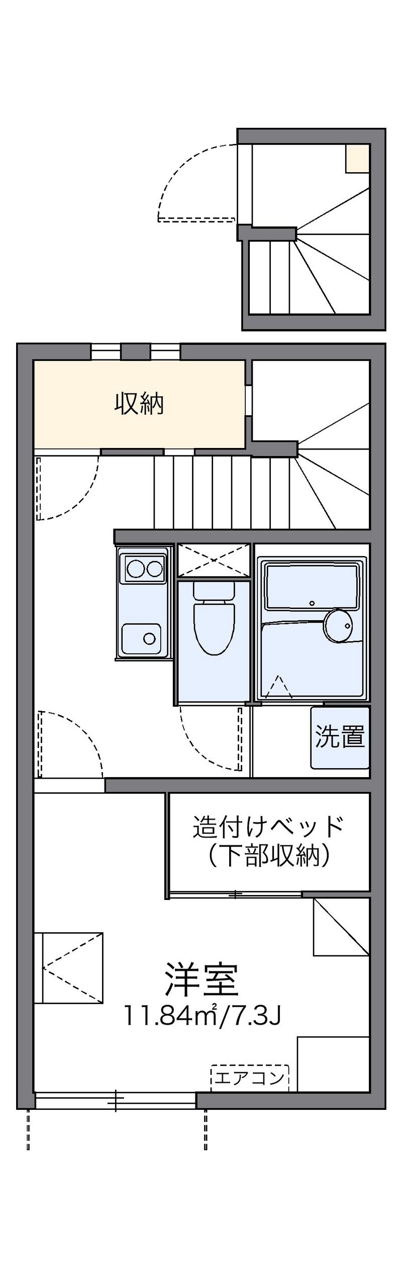 レオネクストくつわだ 間取図