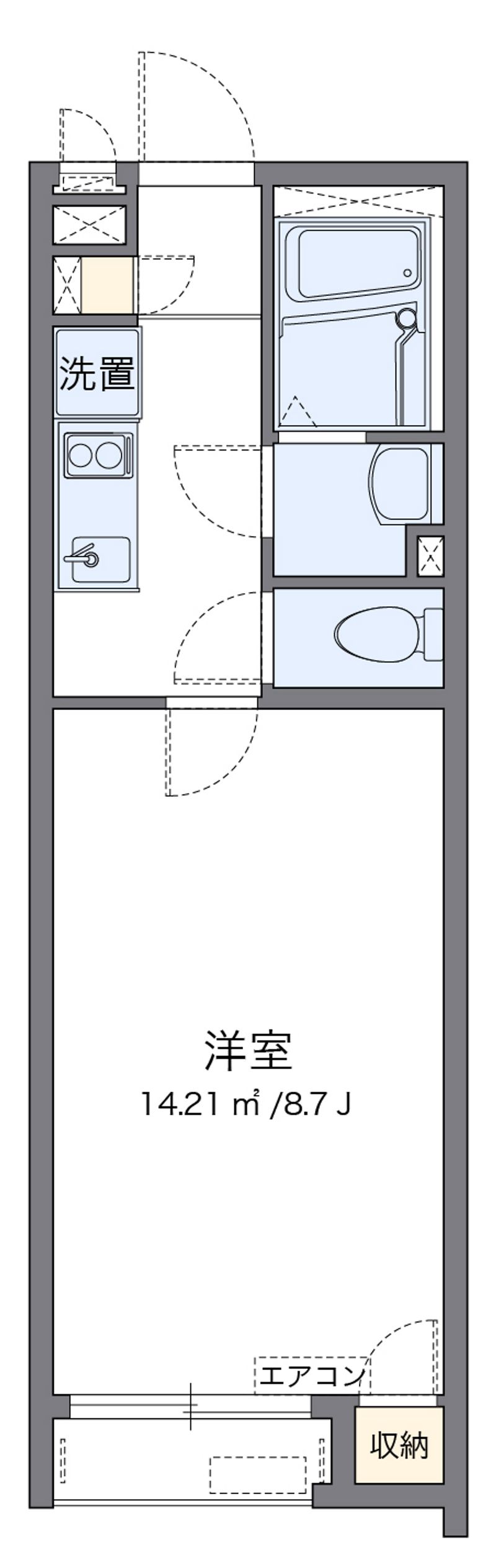 クレイノアルコーブ 間取図