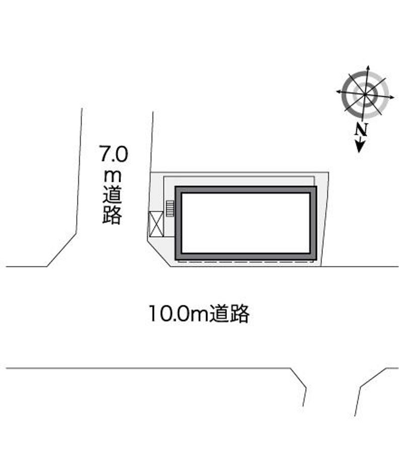 レオパレスベルツリーⅢ 配置図