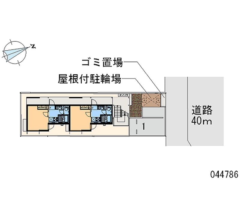 レオネクスト旭鶴Ⅱ 区画図