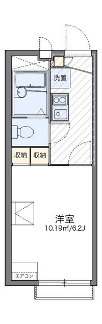 レオパレスコスモオーラ 間取り図