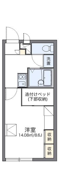 レオパレス大町 間取り図