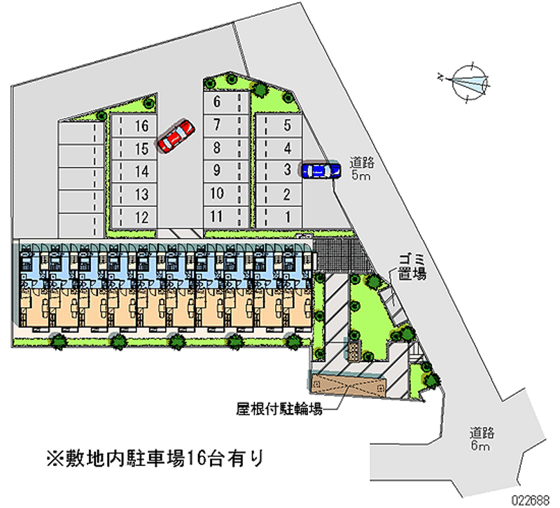 22688 Monthly parking lot