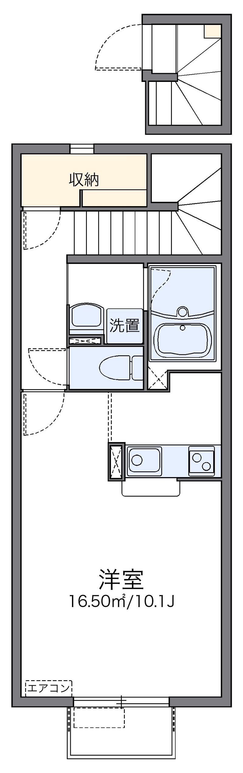 レオネクストアウリィ 間取図