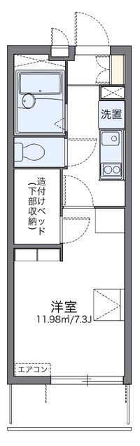 レオパレスＡ 間取り図