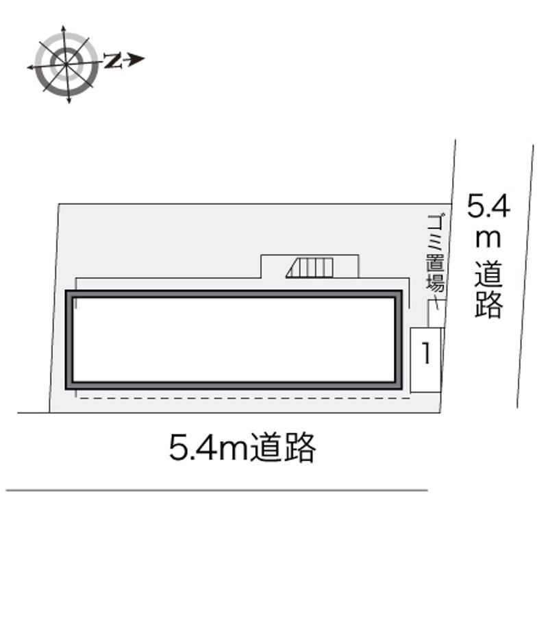 レオパレスＡＳＡＧＡⅠ 配置図