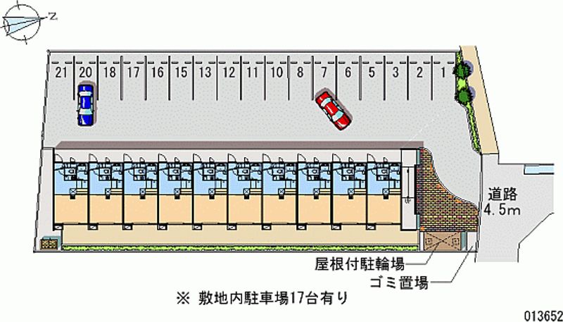 レオパレスプレミールレジデンスＭ 月極駐車場