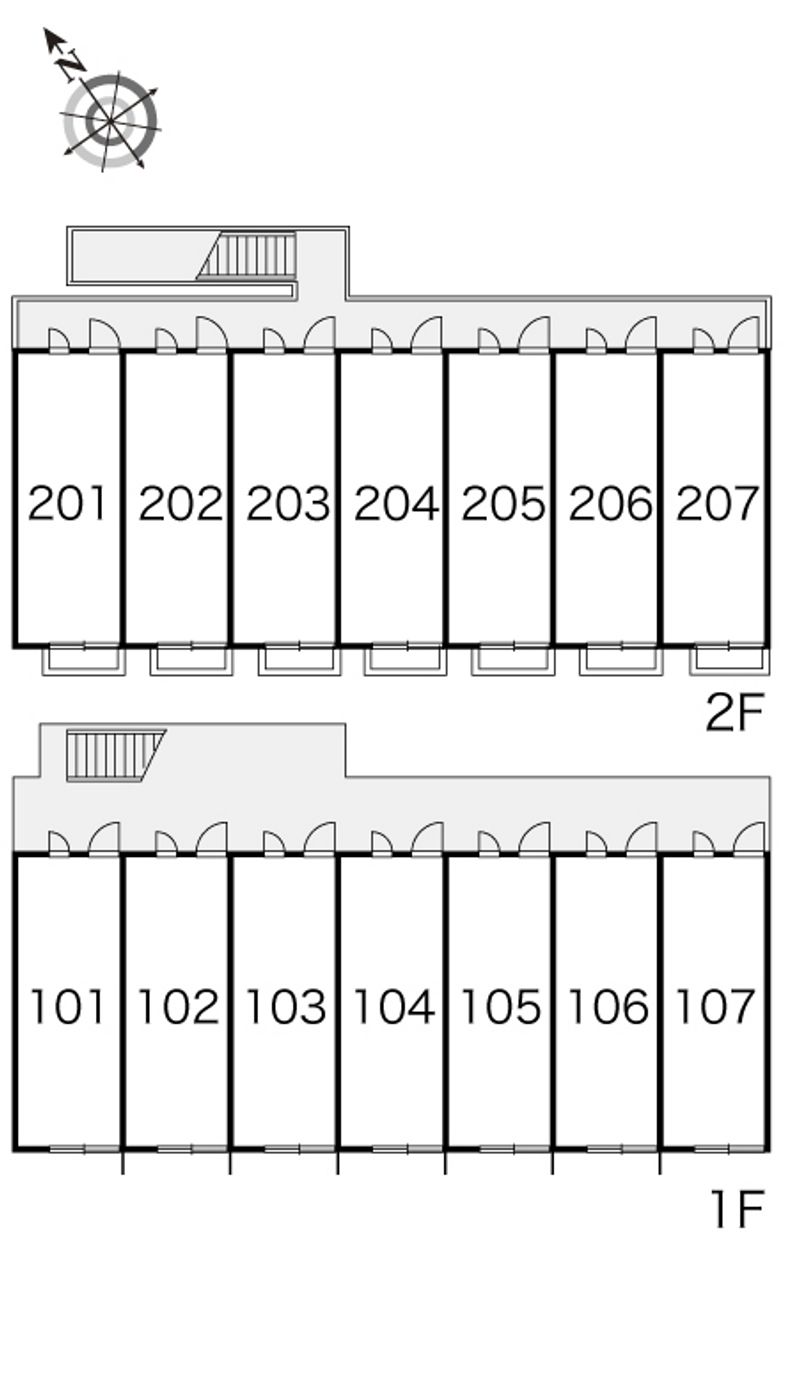 レオパレス影取 間取り配置図