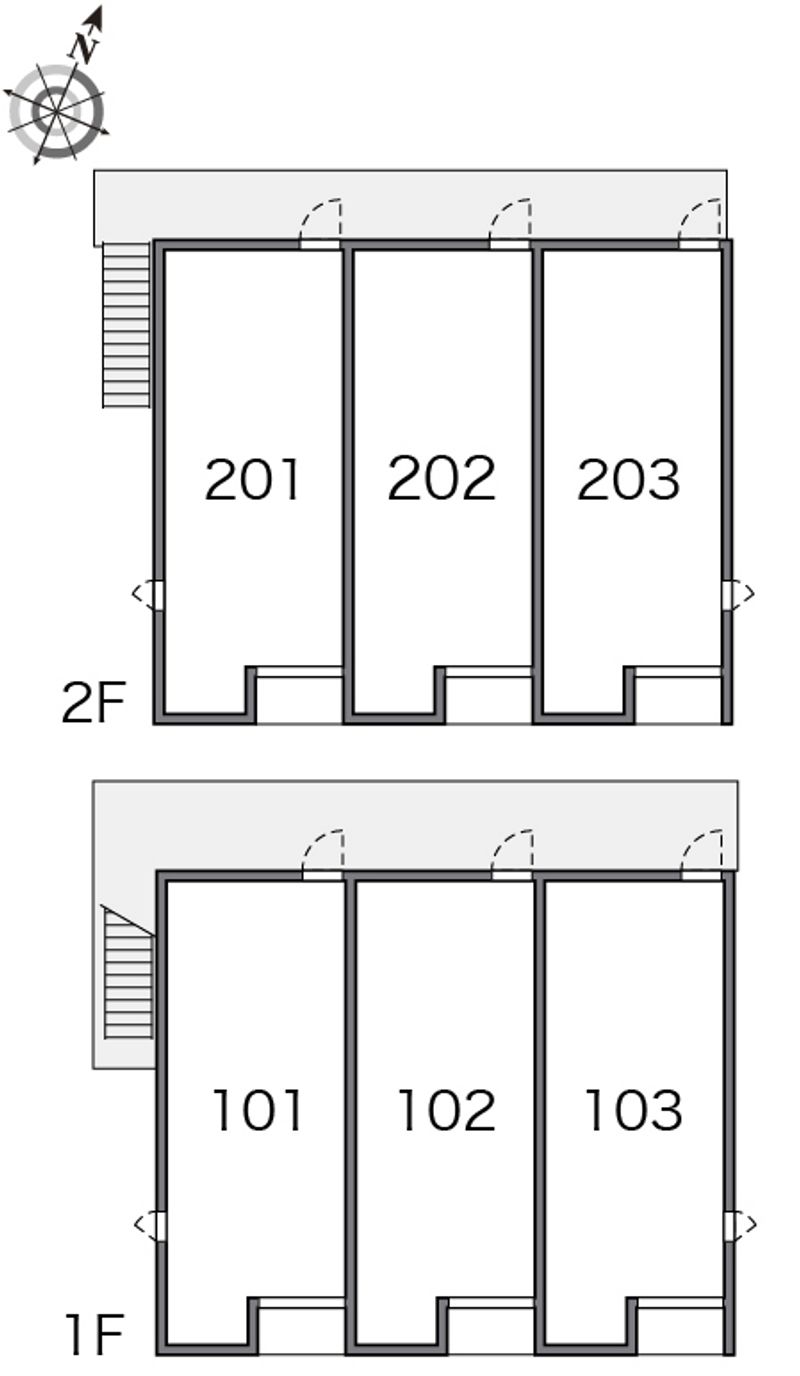 レオネクストヴァルハラⅢ 間取配置図