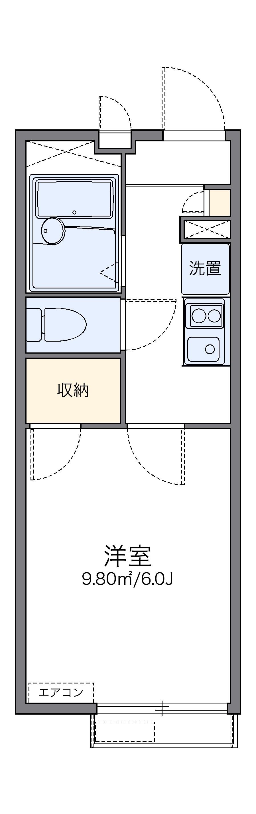 レオパレス金森 202号室 2