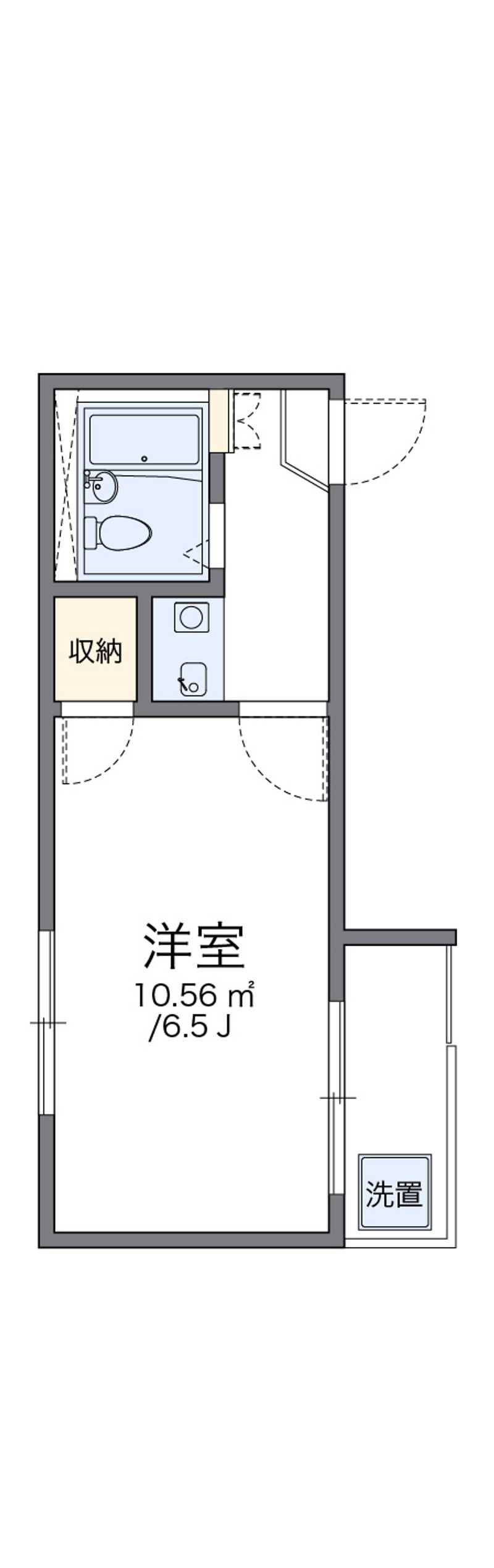 レオパレスシェモアⅠ 間取図