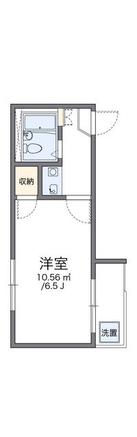 レオパレスシェモアⅠ 間取り図
