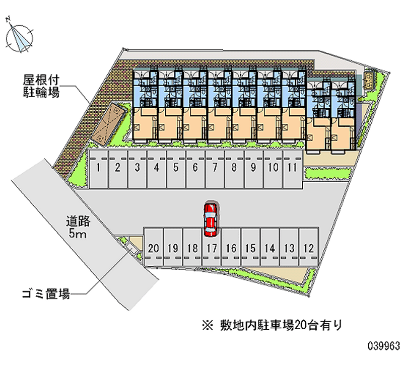 39963 Monthly parking lot