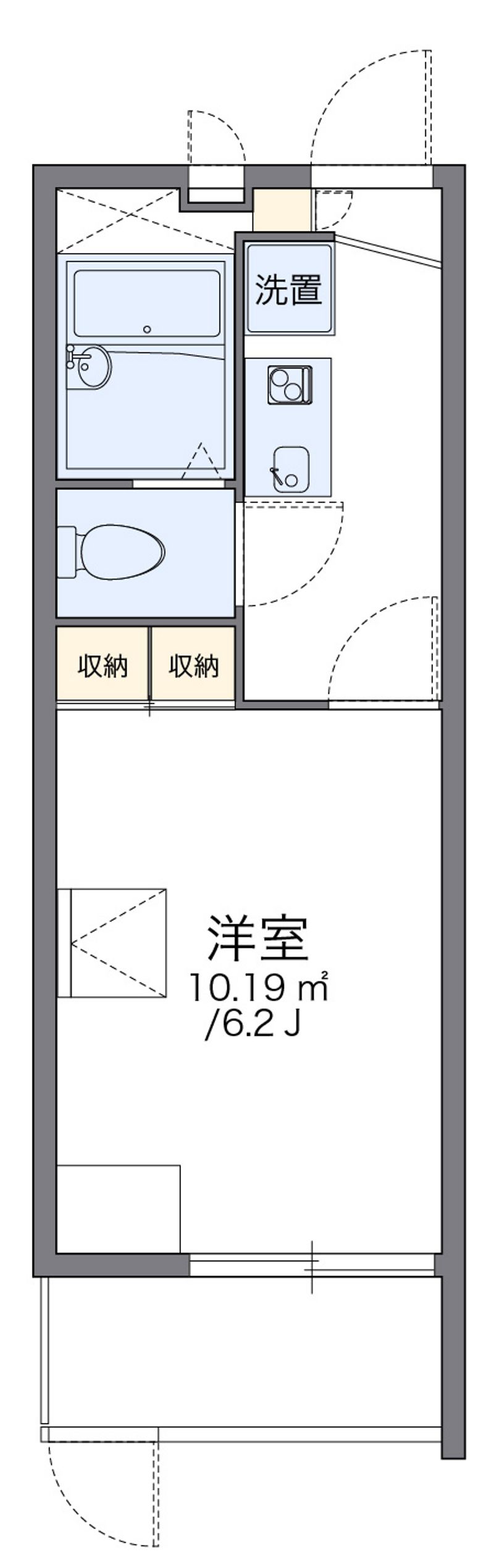 レオパレス淀川 間取図