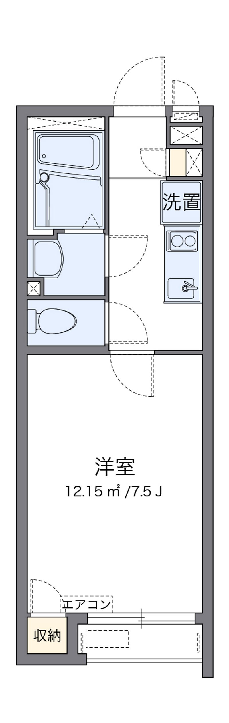 クレイノＫ　リュミエール 間取図