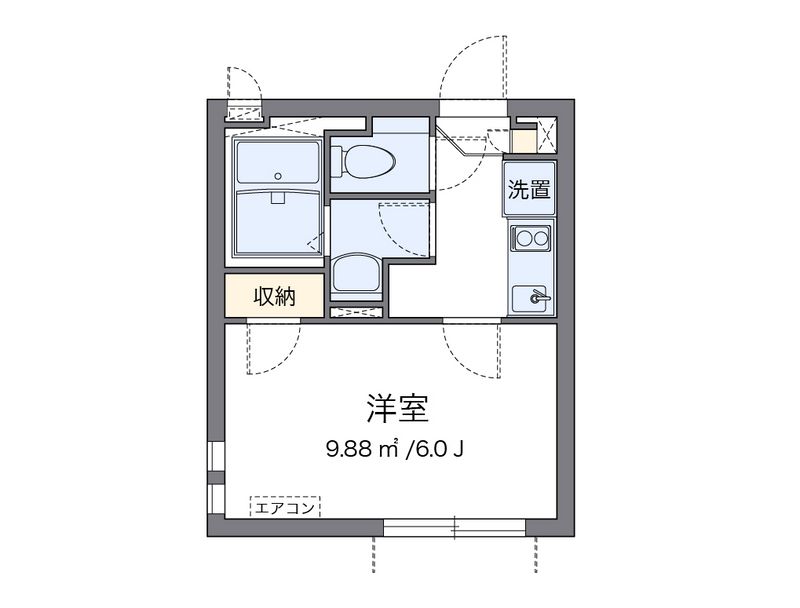 クレイノシンコーポ南烏山 間取図