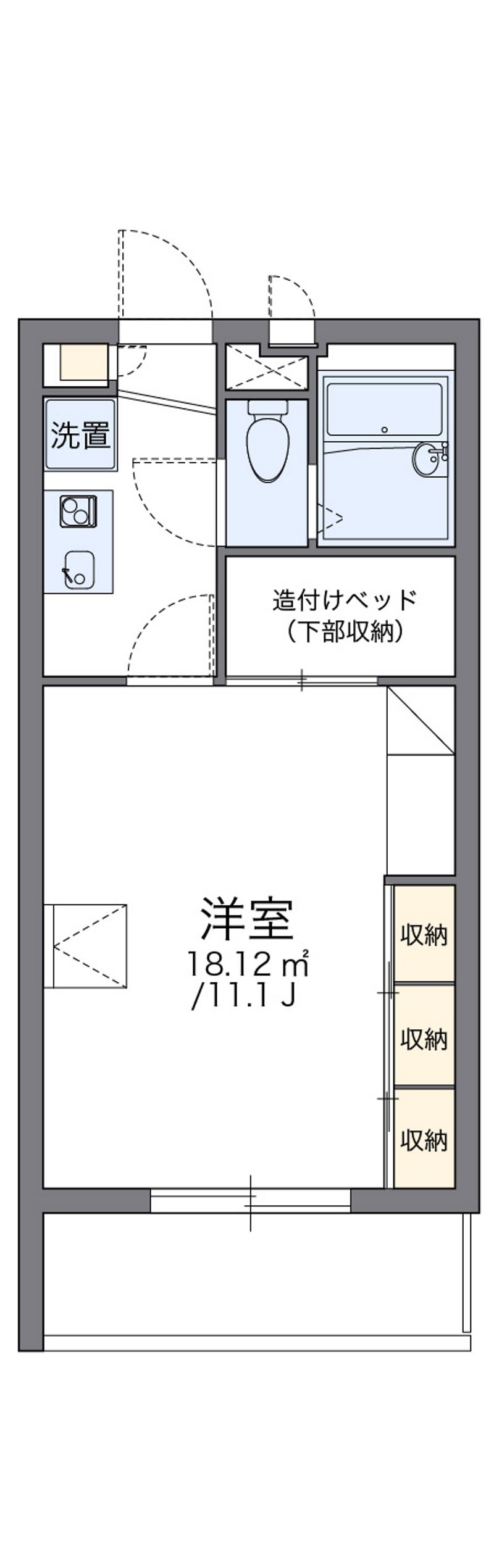レオパレスグランドゥール 間取り