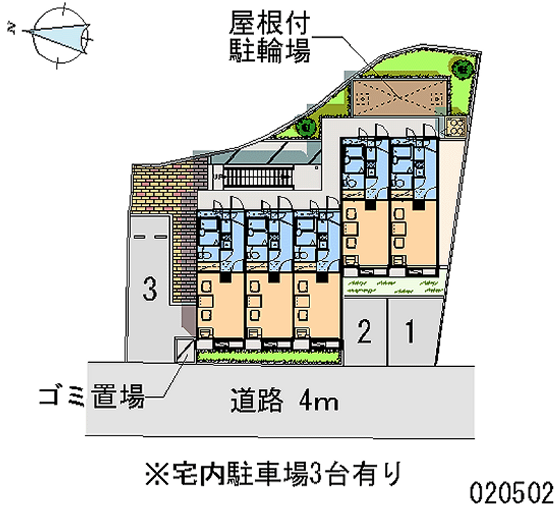 20502 Monthly parking lot