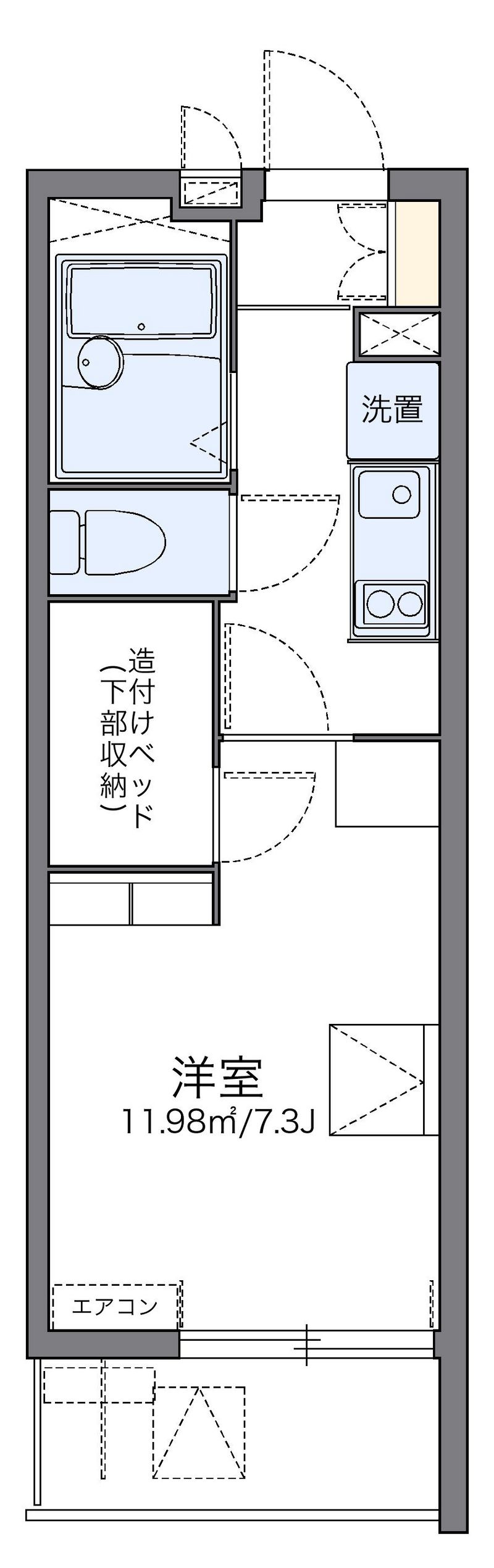 leopalace Apple 户型图