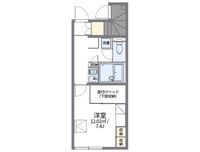 レオパレスサンブロス 間取り図